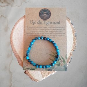 Pulsera Ojo de Tigre Azul